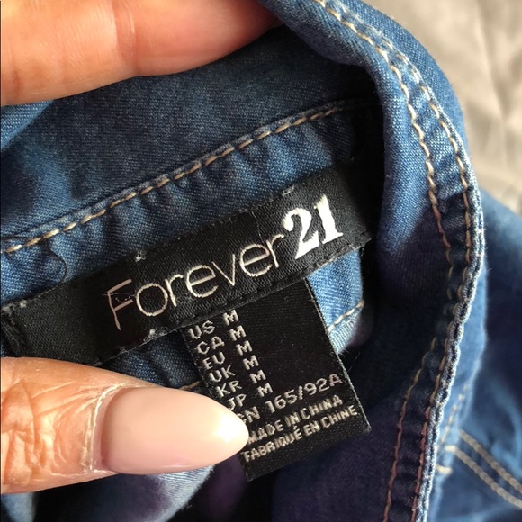 Jean vest top - Picture 6 of 7